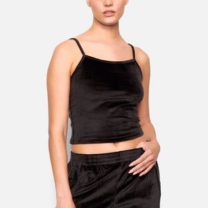 SKIMS Velour Cami | Soot | Size Small